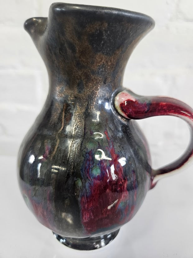 Late 20th Century Hand-Thrown Edgecomb Potters Small Traditional Pitcher