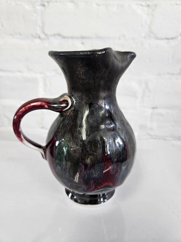 Late 20th Century Hand-Thrown Edgecomb Potters Small Traditional Pitcher
