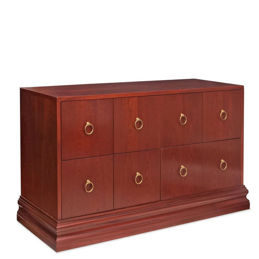 Modern Mahogany Dresser or Credenza