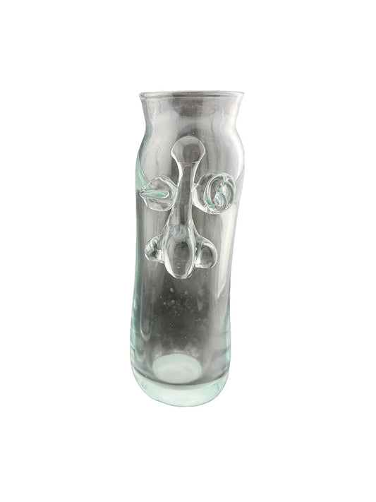 Vintage Jody Fine Glass Face Vase