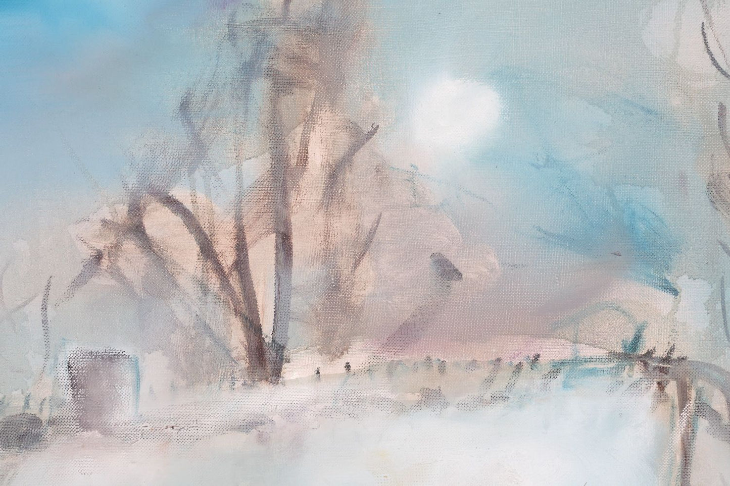 Mid 20th Century Danish Artist Knud Pedersen Landscape