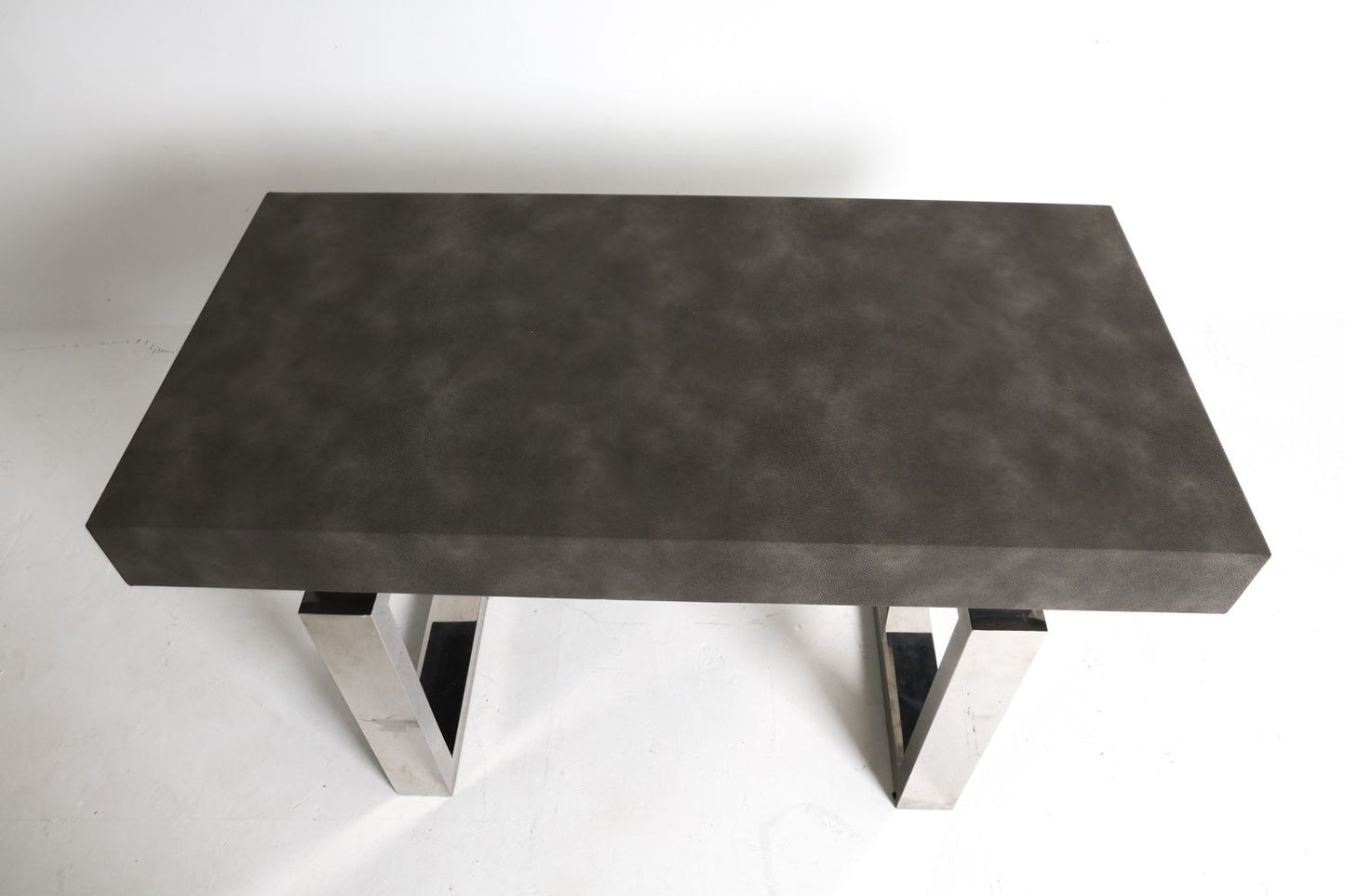 Custom Console Table or Desk with Chrome Base