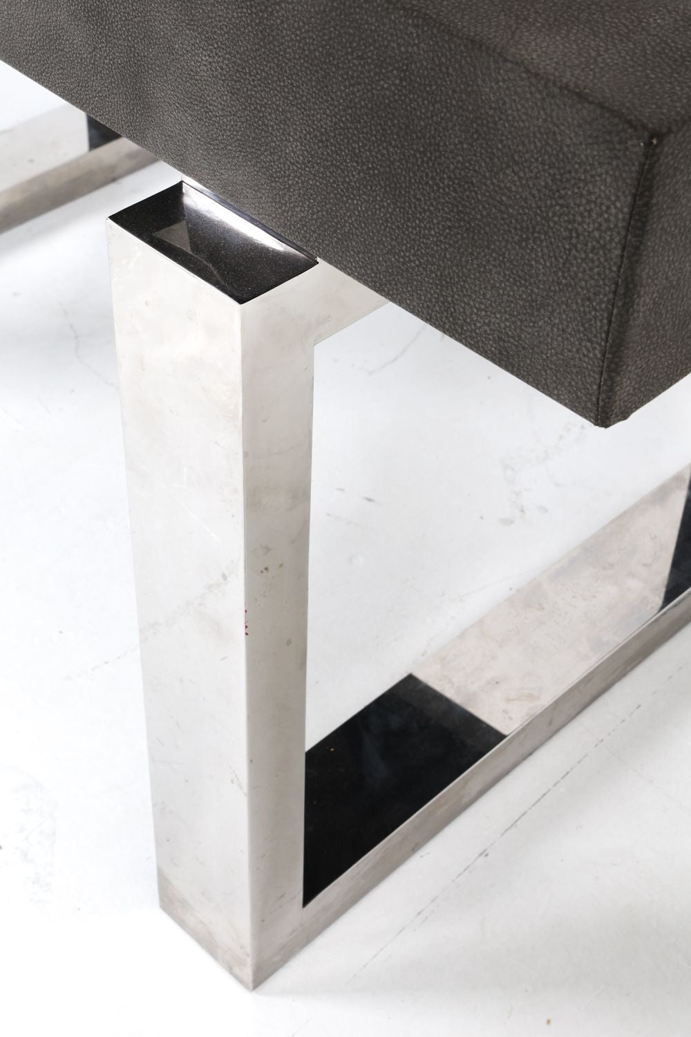 Custom Console Table or Desk with Chrome Base