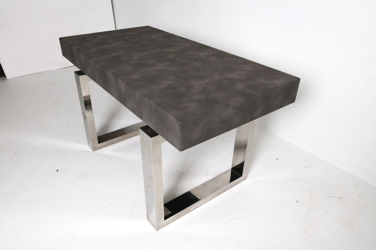 Custom Console Table or Desk with Chrome Base