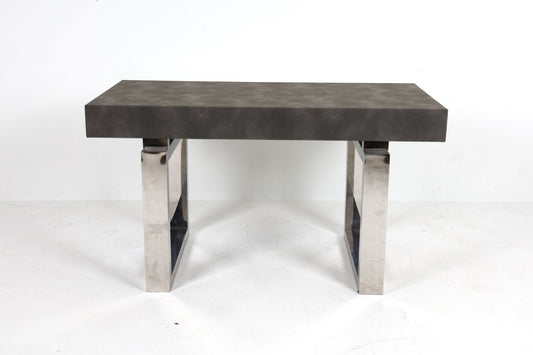 Custom Console Table or Desk with Chrome Base