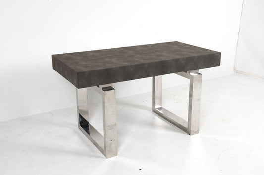 Custom Console Table or Desk with Chrome Base