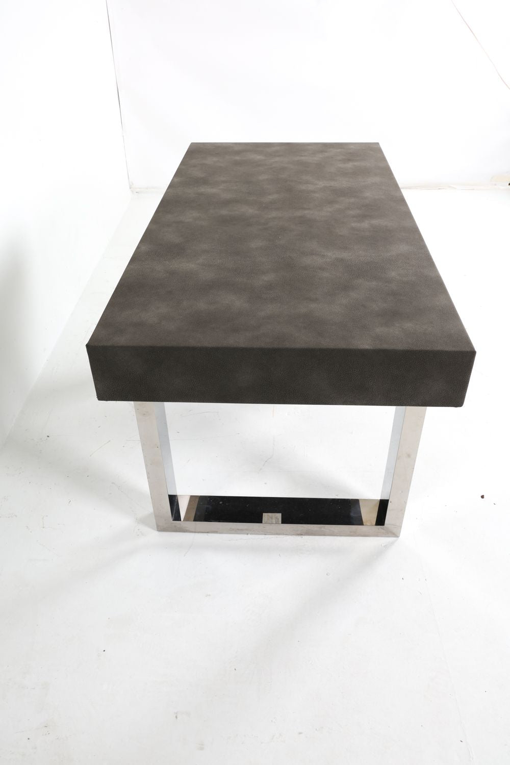 Custom Console Table or Desk with Chrome Base
