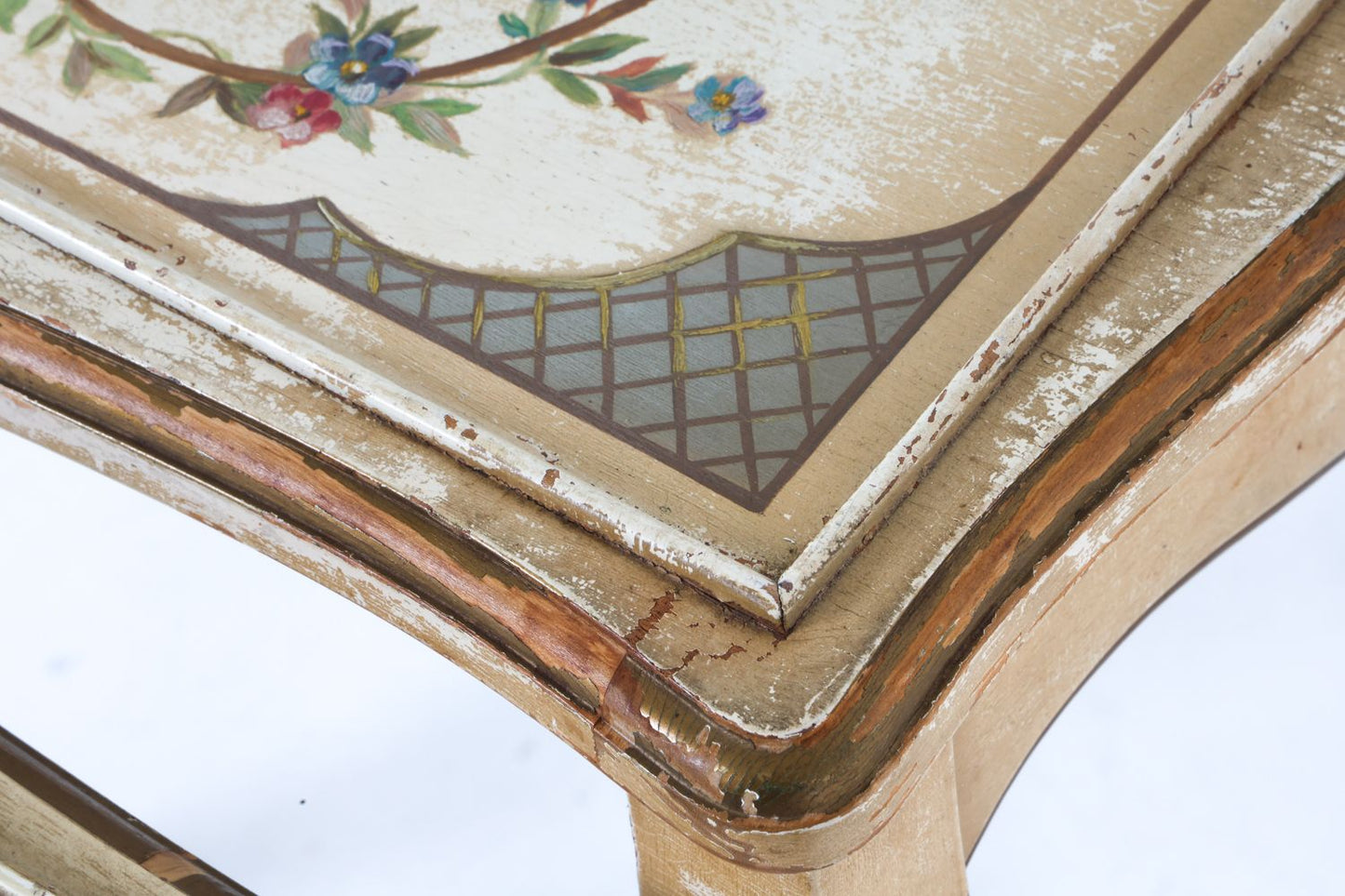 Vintage Kozak Studios French Provincial Nesting Tables