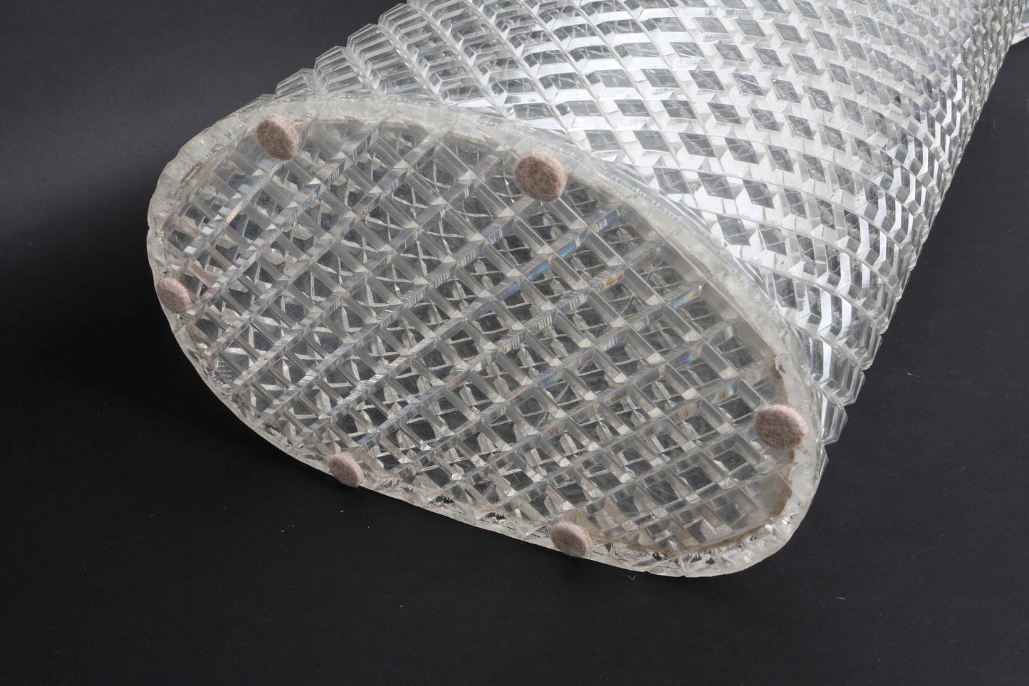 Hollywood Regency Lucite Laundry Hamper