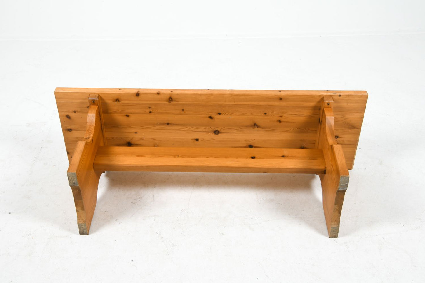Scandinavian Pine Bench C. 1970s