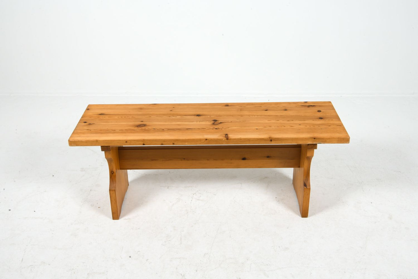 Scandinavian Pine Bench C. 1970s