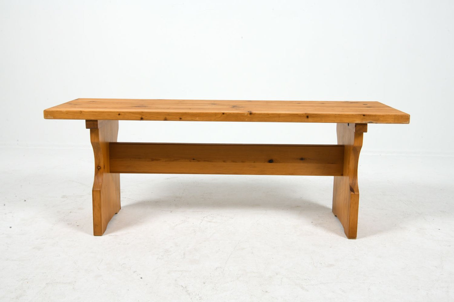 Scandinavian Pine Bench C. 1970s