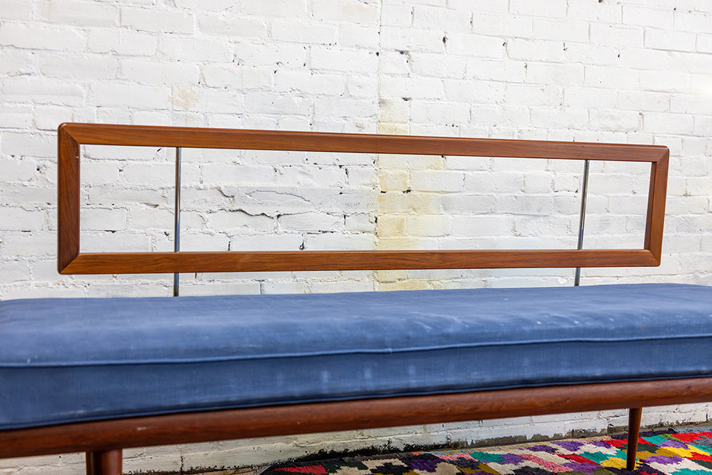 1950s Peter Hvidt Danish Teak Minerva Daybed