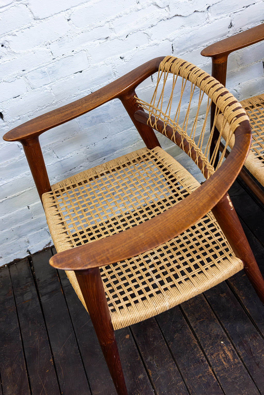 Set of Four (4) Bambi Dining Chairs by Rolf Rastad & Adolf Relling, Norway 1950s