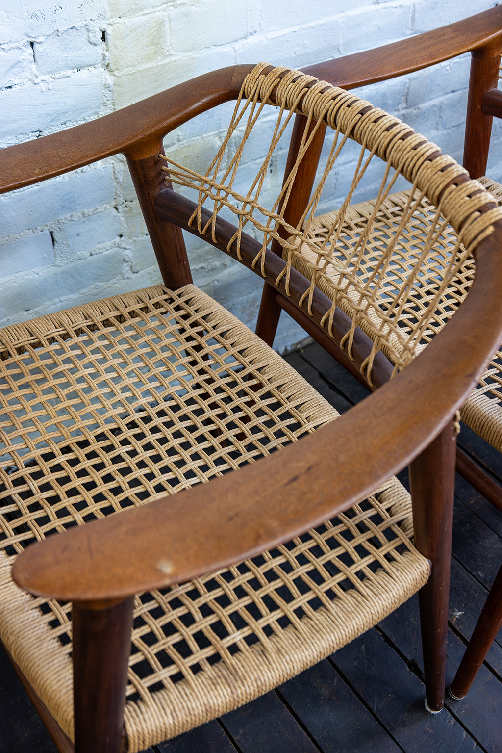 Set of Four (4) Bambi Dining Chairs by Rolf Rastad & Adolf Relling, Norway 1950s