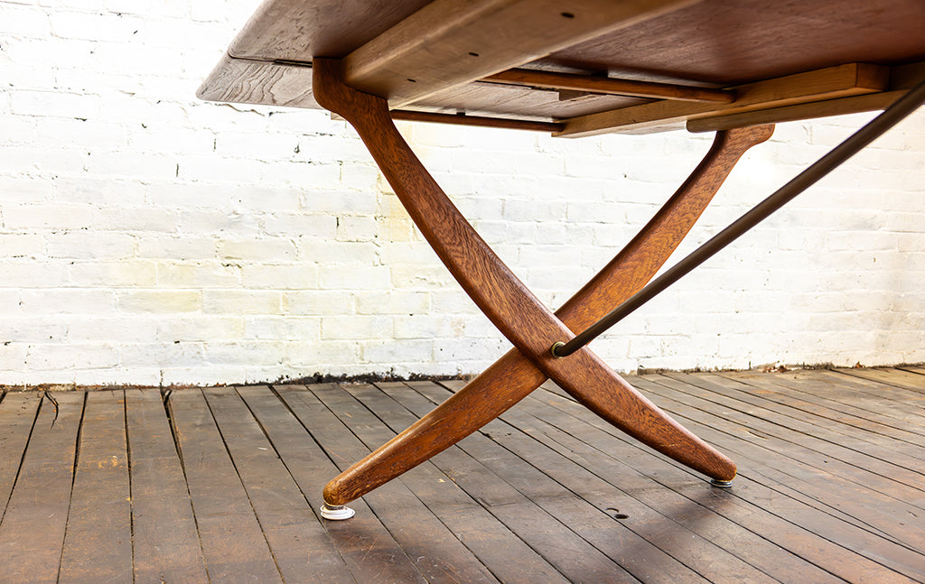 Hans Wegner Dining Table, Model at-314 for Andreas Tuck