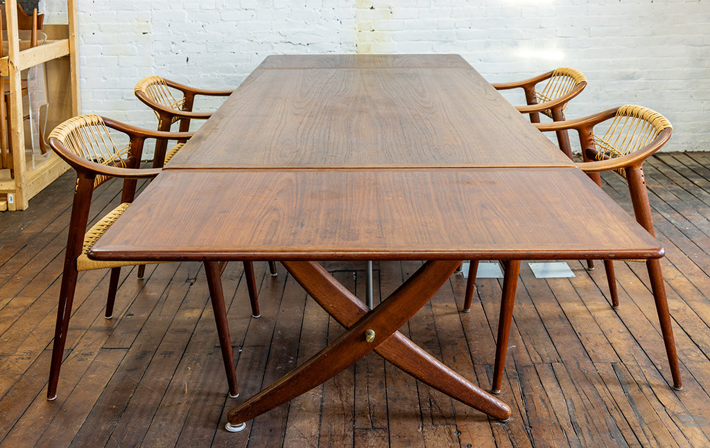 Hans Wegner Dining Table, Model at-314 for Andreas Tuck