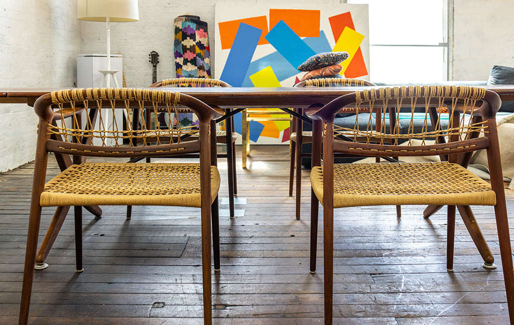 Hans Wegner Dining Table, Model at-314 for Andreas Tuck
