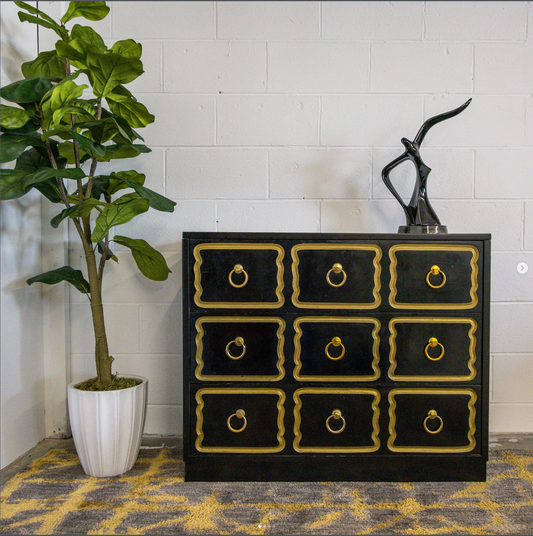 Dorothy Draper–Style Hollywood Regency Chest