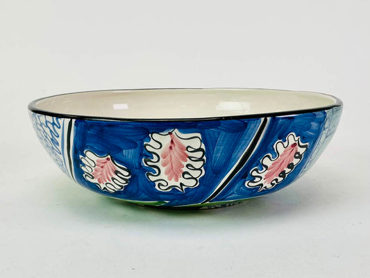 Hand Painted Ceramic Favanol, Portugal Serving Bowl