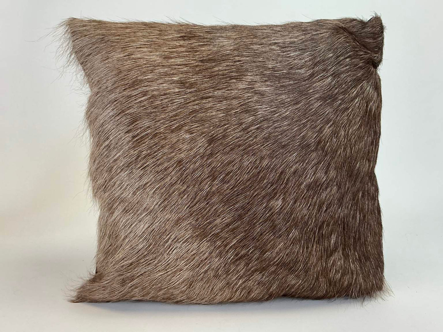 Pair of Natural Hair-on-Hide Accent Pillows