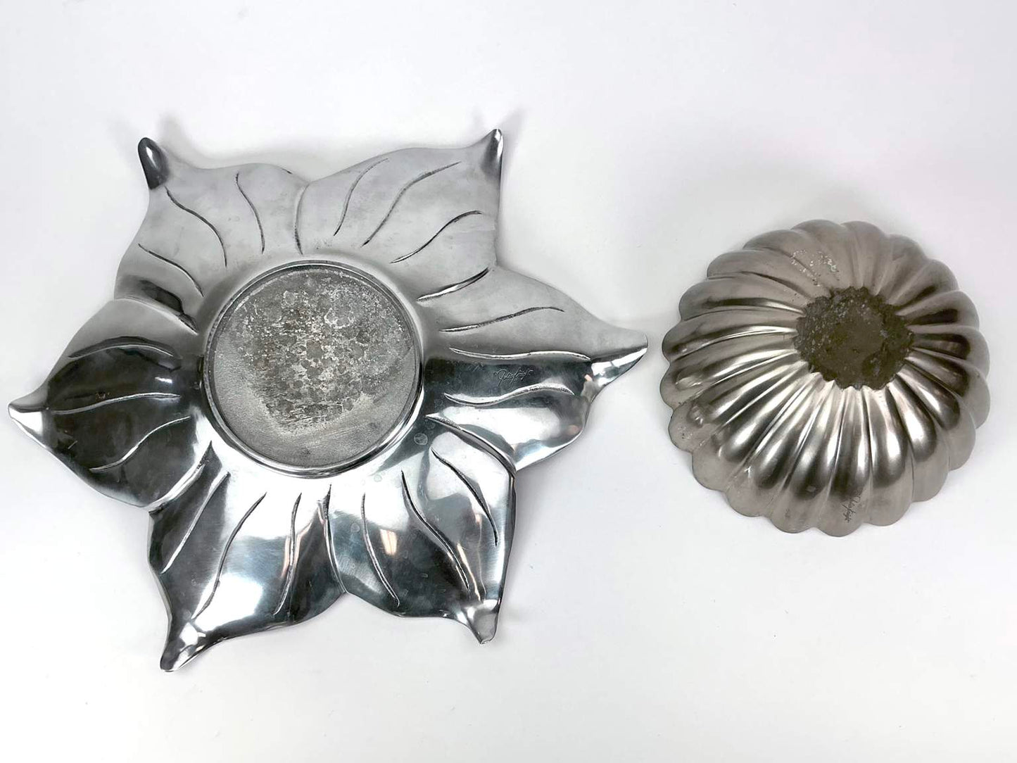Julia Knight Enameled Platter and Bowl