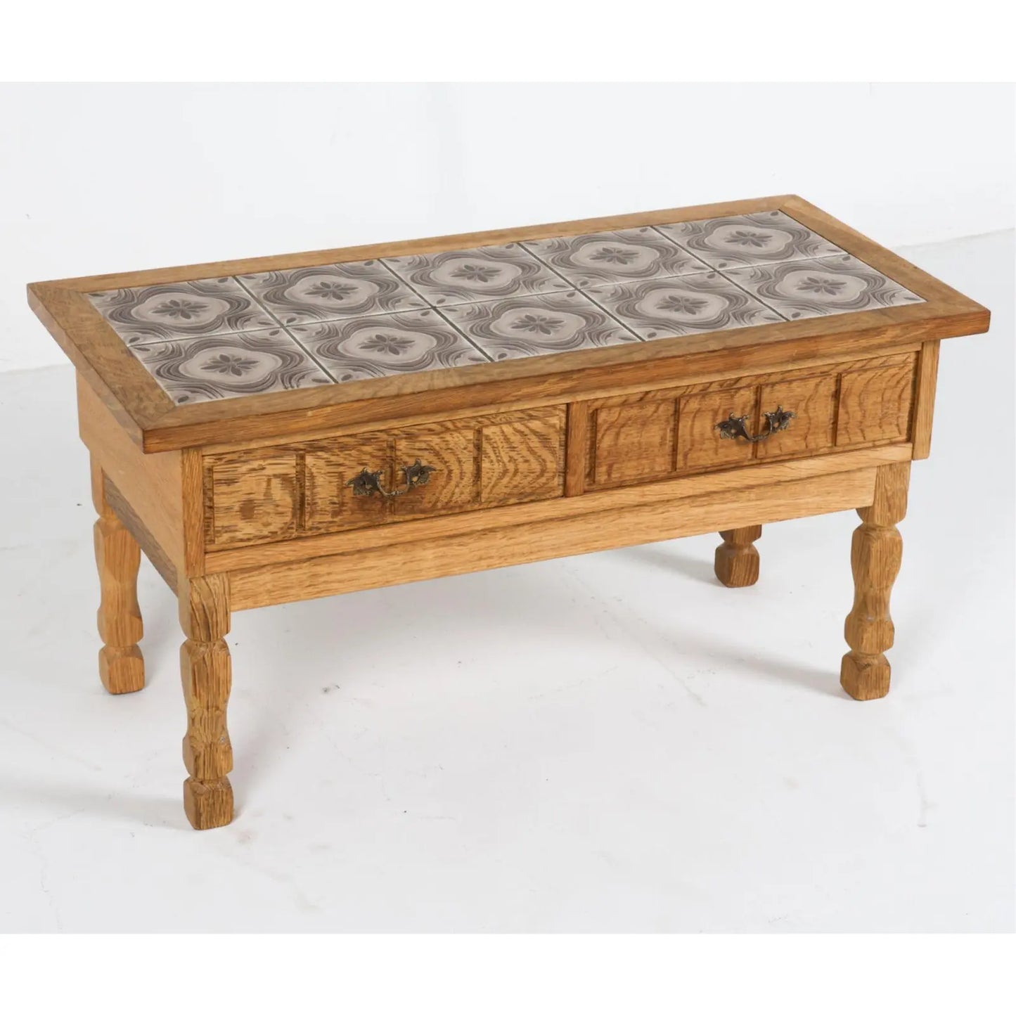 Mid 20th Century Danish Oak Stool