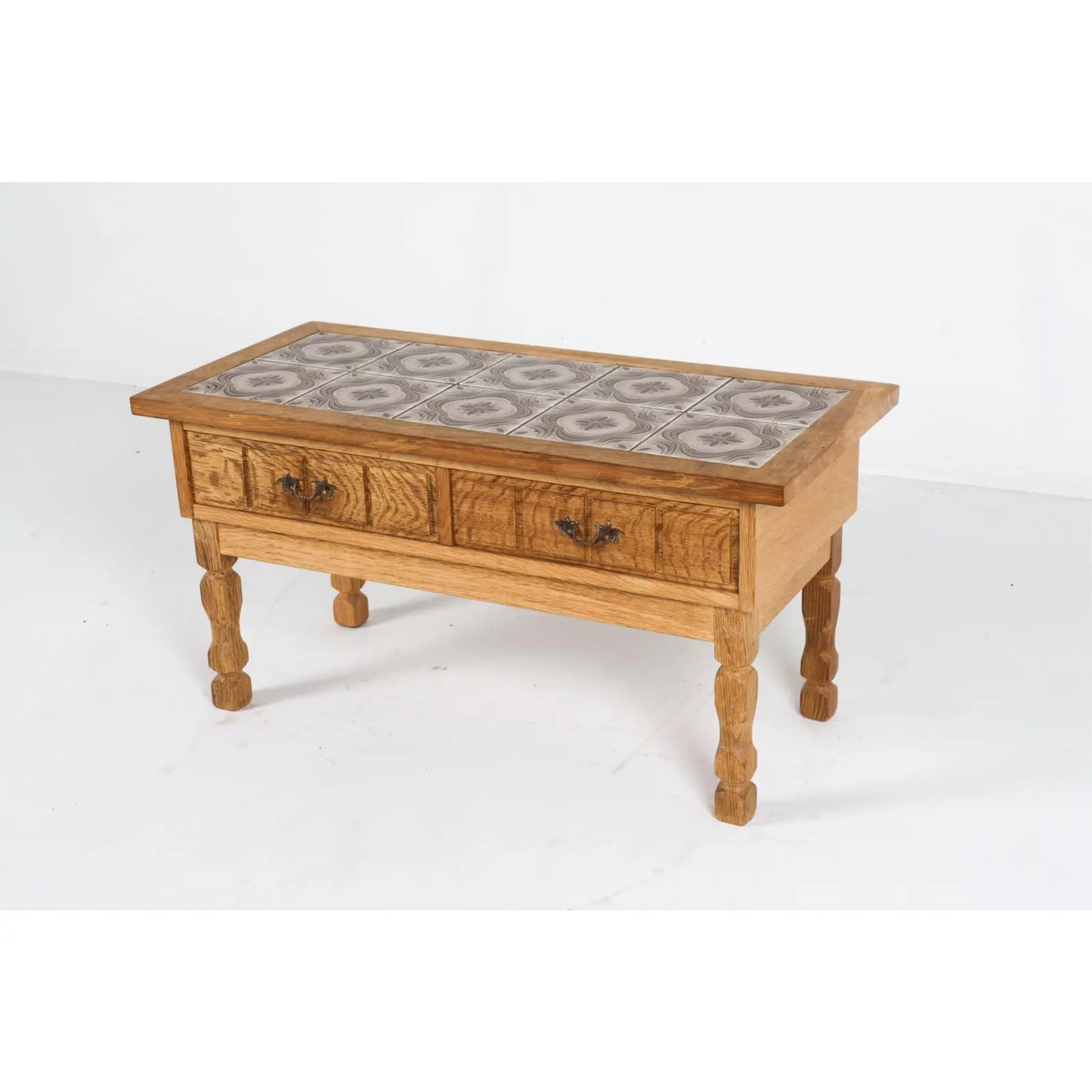 Mid 20th Century Danish Oak Stool