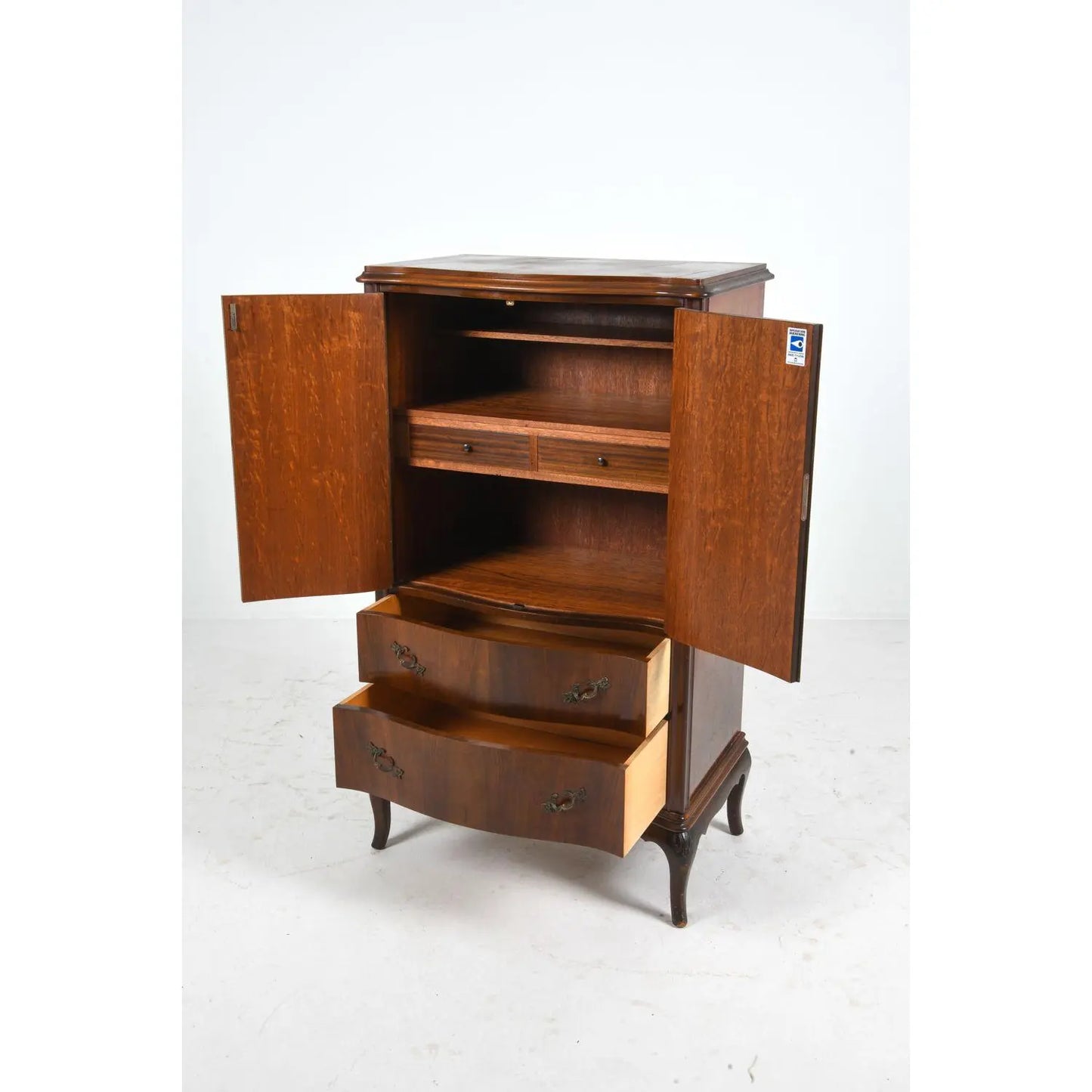 Vintage Danish Walnut Wardrobe