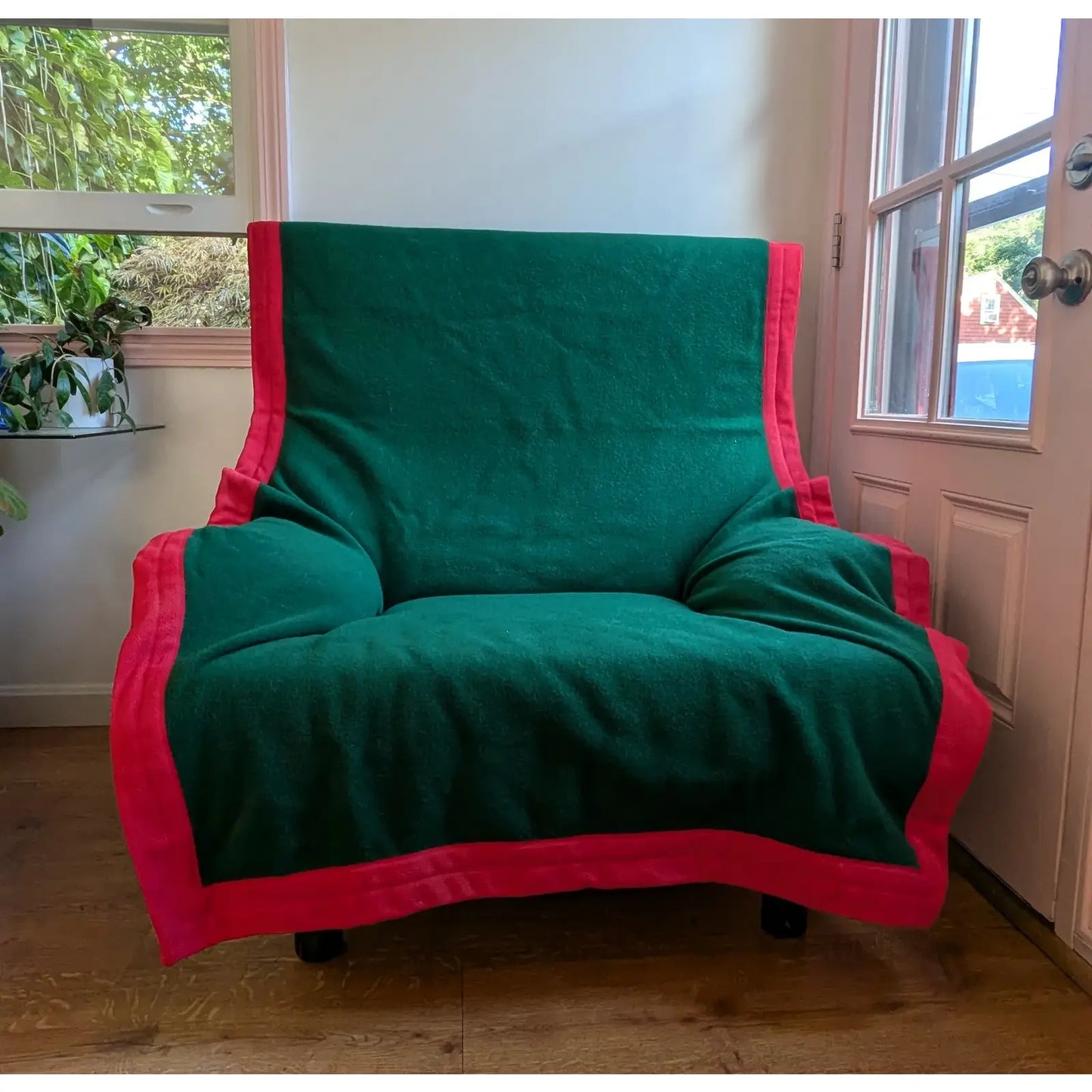 Vintage Lounge Chair & Ottoman Attributed to Vico Magistretti “Sinbad”, C. 1980